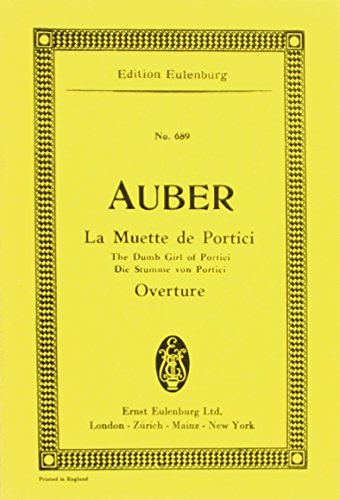 9790200205947: La Muette de Portici: Overture. orchestra. Partition d'tude.