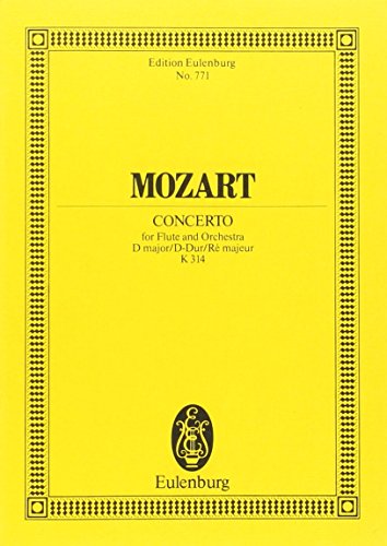 9790200206722: Concerto for Flute and Orchestra in D Major KV 314