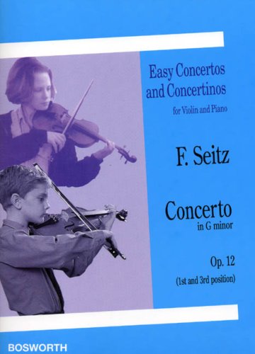 Beispielbild fr Friedrich Seitz: Concerto in G Minor Op.12 (Violin and Piano) zum Verkauf von Reuseabook