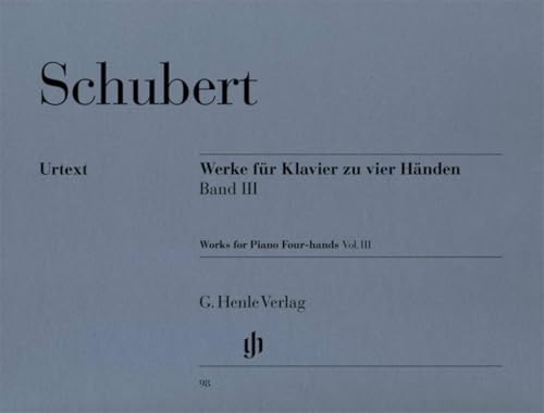 Imagen de stock para Oeuvres pour piano a quatre mains, volume 3