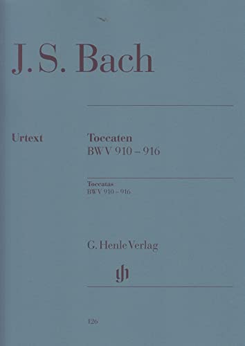 9790201801261: Toccatas BWV 910-916 - piano - (HN 126)