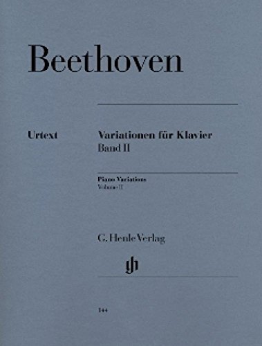 Beispielbild fr Beethoven: Variations for Piano, Vol. 2 zum Verkauf von Better World Books