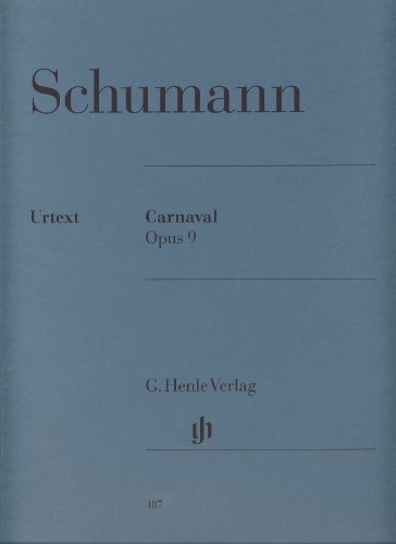 9790201801872: Carnaval op. 9 [Lingua inglese]: Instrumentation: Piano solo