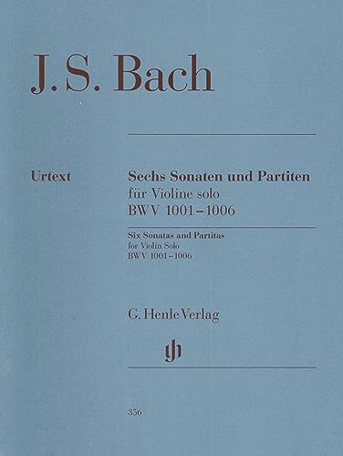 9790201803562: Sonatas and Partitas BWV 1001-1006 (Violin Solo) (English, French, German Edition) (Multilingual Edition) (English, French and German Edition)