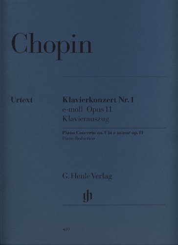 9790201804194: Concerto For Piano And Orchestra No 1 E Minor Opus 11 (Multilingual Edition)