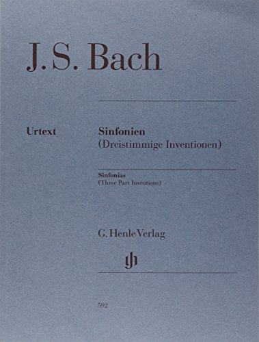 9790201805924: JOHANN SEBASTIAN BACH - INVENTIONS 3 VOIX - SINFONIAS - BACH - THREE-PART INVENTIONS (English, German and French Edition)