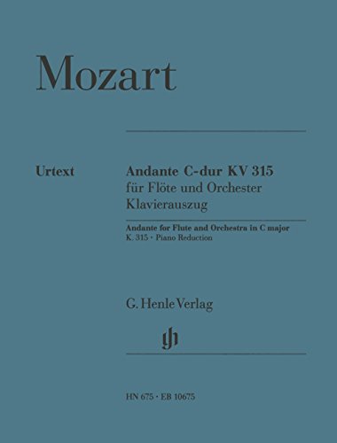 9790201806754: Andanteen ut majeur k. 315 pour flute et orchestre