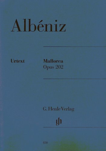 Beispielbild fr Mallorca op. 202; Klavier 2 ms: Besetzung: Klavier zu zwei Hnden (G. Henle Urtext-Ausgabe) zum Verkauf von medimops