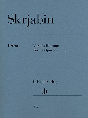 Beispielbild fr Vers La Flamme, Pome Op. 72 zum Verkauf von Livre et Partition en Stock