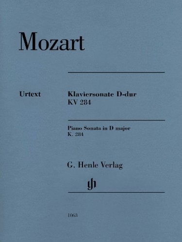 Stock image for Piano Sonata in D major K. 284 for sale by CONTINUO Noten-Buch-Versand