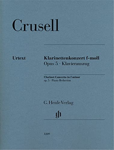 9790201812090: Concerto pour clarinette en fa mineur op. 5: Klavierauszug