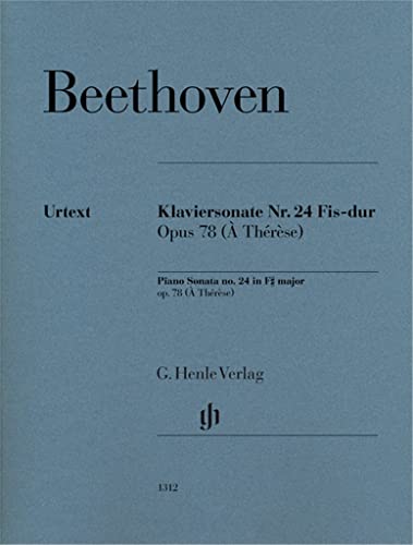 9790201813127: Sonate No24 Opus 78 en en Fa# Majeur Dite A Thrse --- Piano