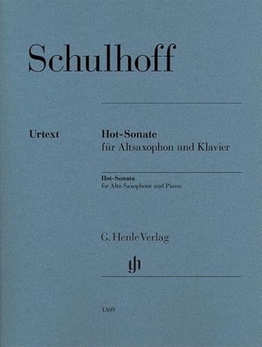 Beispielbild fr Hot-Sonate fr Altsaxophon und Klavier, Urtext zum Verkauf von Blackwell's