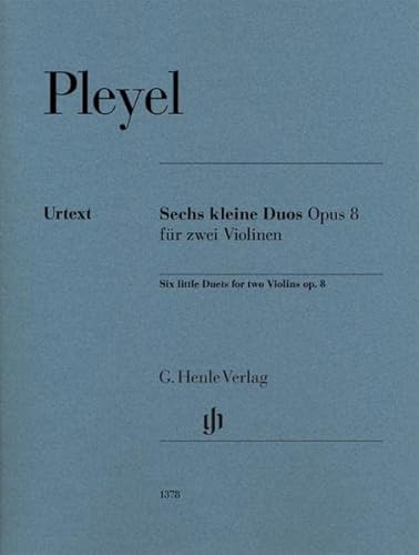 9790201813783: Sechs kleine Duos op. 8 fr zwei Violinen: Instrumentation: String Duos, String Trios