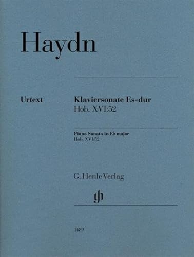 Imagen de archivo de Haydn, Joseph - Piano Sonata E flat major Hob. XVI:52 a la venta por GreatBookPrices