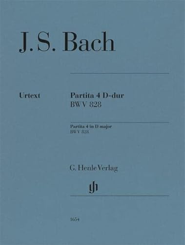 Stock image for Bach, Johann Sebastian - Partita Nr. 4 D-dur BWV 828: Besetzung: Klavier zu zwei H�nden for sale by Chiron Media