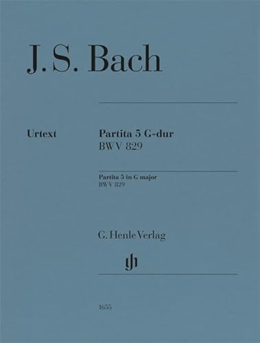 Stock image for Bach, Johann Sebastian - Partita Nr. 5 G-dur BWV 829: Besetzung: Klavier zu zwei Handen for sale by Chiron Media