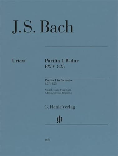 Beispielbild fr Bach, Johann Sebastian - Partita Nr. 1 B-dur BWV 825 zum Verkauf von GreatBookPrices