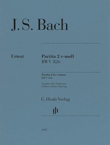 Stock image for Bach, Johann Sebastian - Partita Nr. 2 c-moll BWV 826 for sale by GreatBookPrices