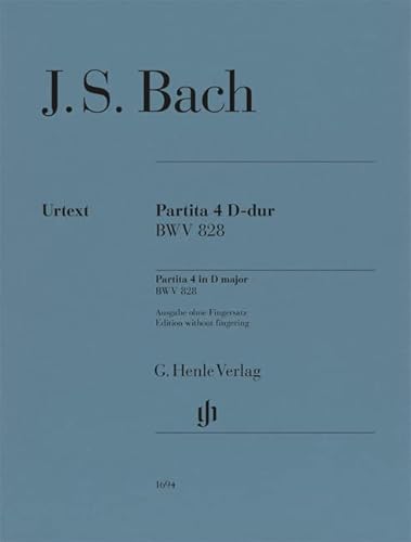 Stock image for Bach, Johann Sebastian - Partita Nr. 4 D-dur BWV 828: Besetzung: Klavier zu zwei Handen for sale by Chiron Media