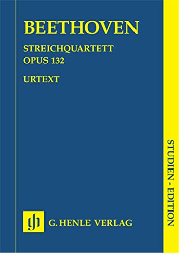 9790201897431: Streichquartett a-moll op. 132; Studien-Edition