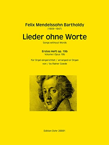 9790202018811: Song without Words Book 1. op.19b. For organ. Revisione di Rainer Goede