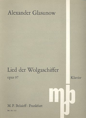 Stock image for Lied der Wolgaschiffer op 97 for sale by CONTINUO Noten-Buch-Versand