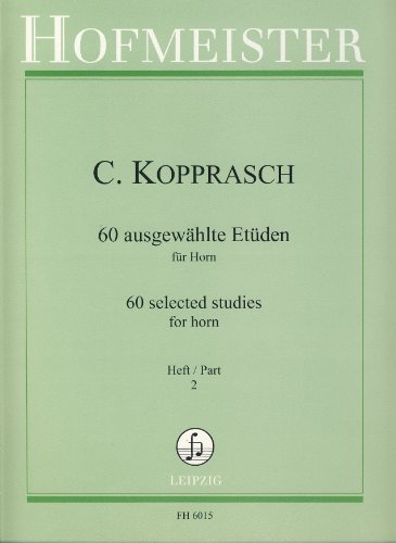 9790203460152: C. Kopprasch-60 Ausgewahlte Etuden (Seyffarth) - Heft 2-horn