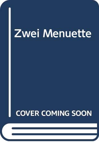 Imagen de archivo de Zwei Menuette a la venta por Livre et Partition en Stock