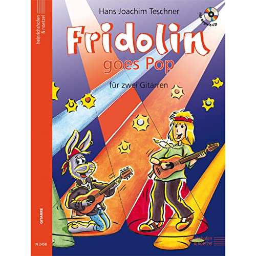 9790204424580: Fridolin goes Pop 1 mit CD Teschner, 2 Gitarren (leicht)