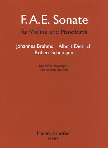 9790204424696: BRAHMS - Sonata FAE para Violin y Piano (Draheim)