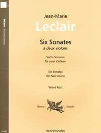 9790204460069: Leclair: 6 Sonatas Op.3 (Violin Duet)