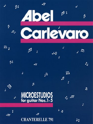 Beispielbild fr Carlevaro: Microestudios, Vol. 1, Nos 1-5 (Chanterelle) (Portuguese Edition) zum Verkauf von Magers and Quinn Booksellers