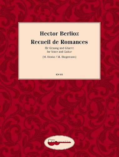 Imagen de archivo de Receuil de Romances (for voice and guitar) a la venta por Magers and Quinn Booksellers