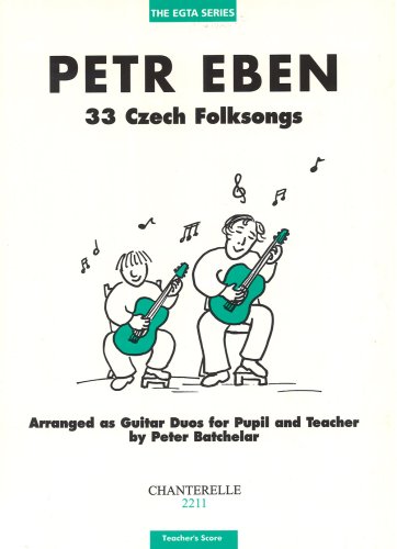 Beispielbild fr Ebben: 33 Czech Folksongs for Pupil & Teacher Score Only zum Verkauf von medimops