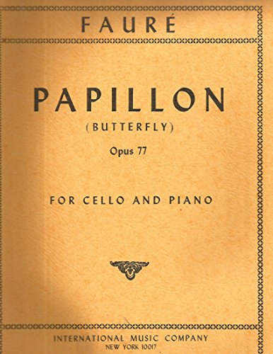 Beispielbild fr Papillon op.77fr Violoncello und Klavier zum Verkauf von Smartbuy