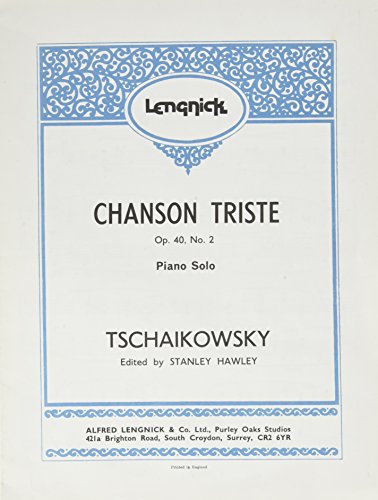 9790215212282: Chanson Triste Opus 40 Nr 2