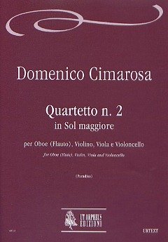 9790215305885: Cimarosa: Quartet No. 2 in G Major (Score & Set of Parts)