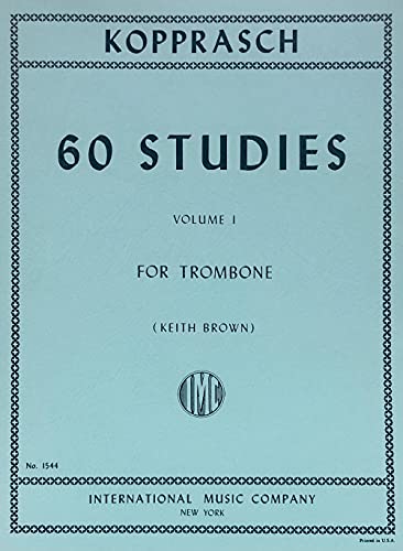 9790220412189: KOPPRASCH C. - Estudios Selectos (60) Vol.1 para Trombon (Brown)