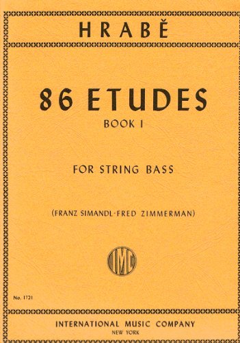 Beispielbild fr 86 Etudes Vol.1for string bass : ZIMMERMANN, FRED, ED., SIMANDL, F., ED. zum Verkauf von AHA-BUCH GmbH