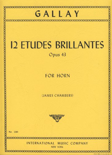 Beispielbild fr 12 Etudes brillantes op.43for horn zum Verkauf von AHA-BUCH GmbH