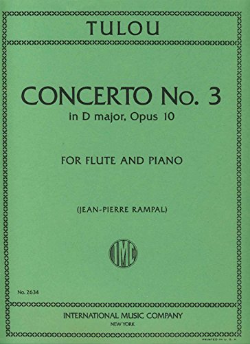 Beispielbild fr Concerto D major no.3for flute and piano : RAMPAL, JEAN-PIERRE, ED. zum Verkauf von AHA-BUCH GmbH