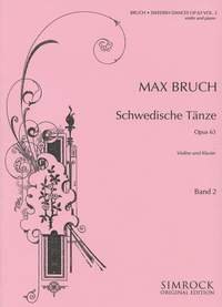 9790221110558: Bruch: Swedish Dances Op.63, Volume 2 (Violin & Piano)