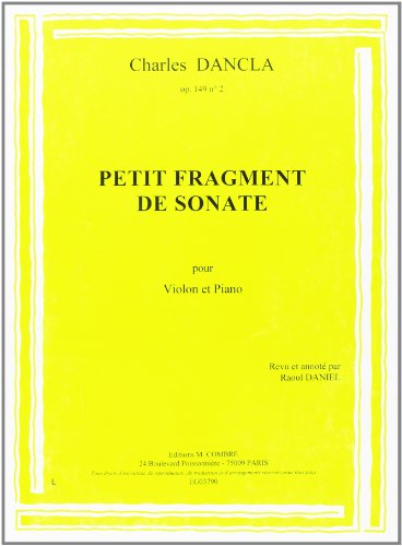 9790230300094: PETITES PIECES MIGNONNES (8) OP.149 N2 PETIT FRAGMENT DE SONATE --- VIOLON ET PIANO