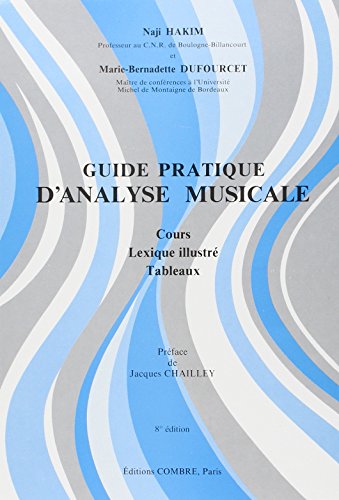 Beispielbild fr Guide pratique d'analyse musicale : Cours - Lexique illustr - Tableaux zum Verkauf von medimops