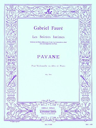 9790230791434: Faur: Pavane, Op. 50 (arr. for viola / cello & piano)