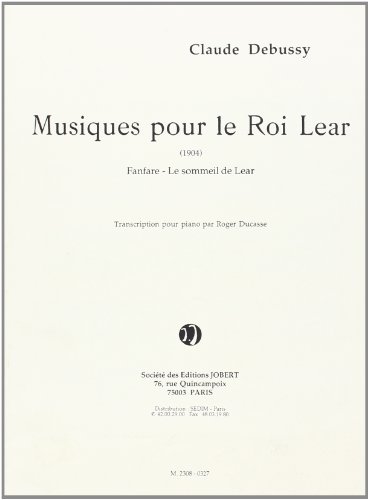 Imagen de archivo de Musiques pour Roi Lear PO a la venta por Livre et Partition en Stock