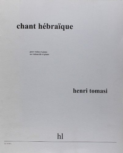 Beispielbild fr Chant Hbraique Violon/Po zum Verkauf von Livre et Partition en Stock