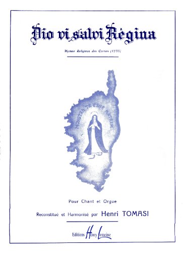 Beispielbild fr Dio Vi Salvi Regina Cht/Org zum Verkauf von Livre et Partition en Stock