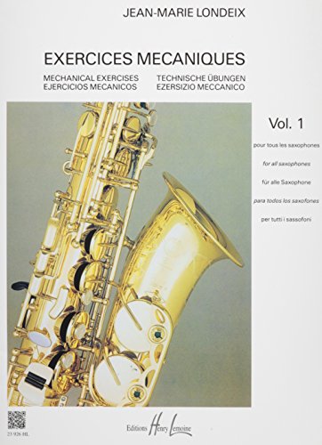 9790230930888: Exercices mecaniques vol.1 --- saxophone